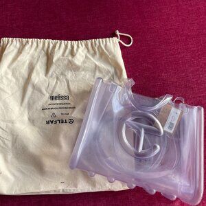 MELISSA x TELFAR Medium Jelly Shopper Clear NWT